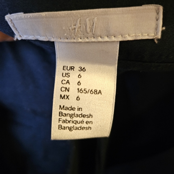 BUNDLE 2 H&M cropped trousers US6 - Picture 10 of 10